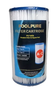 Poolpure Pool Replacement Filter For Type A or C PLF-INTA New Sealed Best! 1219 - Picture 1 of 1
