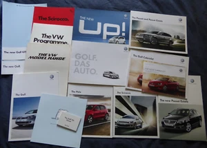 JOB LOT COLLECTION 11 VW VOLKSWAGEN BROCHURES, SPEC SHEETS & PRICE LIST U524 - Picture 1 of 4