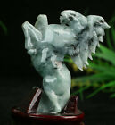 Cert'd Green Natural 2 Color A Jade jadeite Sculpture Statue horse y000732
