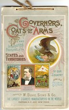 1888 W. Duke, Sons & Co. Governors Coat of Arms Tobacco Trade Cards Book
