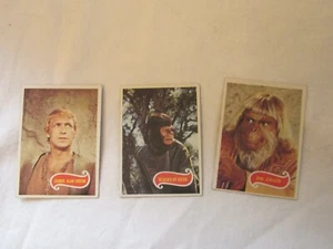 1967 Planet of the Apes Trading Cards 3 Pieces Dr Zaius Comdr Virdon Galen - Picture 1 of 2