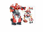 3-In-1 Take-A-Part Robot Toy Playset (Red)