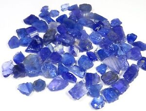 Top Quality Natural African Blue Tanzanite Gemstone Mix Sized Rough 8-19mm
