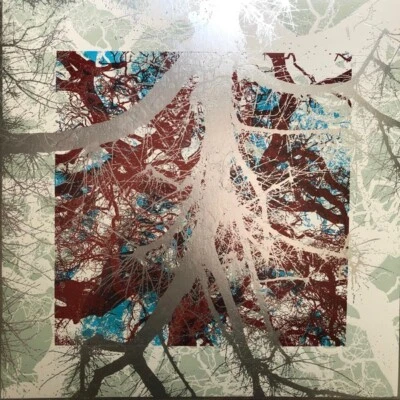 Silversun Pickups - Widow's Weeds No. 0752 Pink Vinyl Blue Vinyl 2 LPs - Image 1 of 3