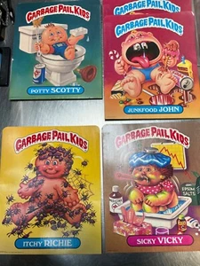 Topps Garbage Pail Kids 1st ed folders 5 Pcs NEW OLD STOCK NOS 1985 rare vintage - Picture 1 of 4