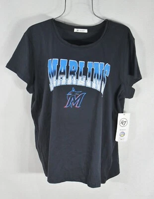Camiseta para mujer Miami Marlin 2XL estampada oficial de béisbol de Grandes Ligas Nueva con etiquetas Foto 1 de 4