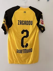 Borussia Dortmund BVB Matchworn Trikot Bundesliga 2018/2019 Dan-Axel Zagadou - Bild 1 von 11