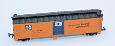 Con-Cor SFRD Santa Fe 3150 Atlas N Scale Train - Plastic Body, Metal Wheels - Image 1 of 4