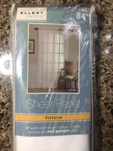 Sheer 1 Window Curtain Panel 59" x 84" NOS - Picture 1 of 3