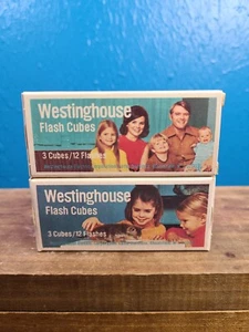 2 Packages Vintage Westinghouse Flash Cubes NIB 6 Flash Cubes - Picture 1 of 5