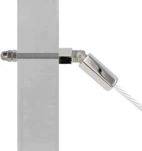 Treppenkabel Geländer Gewinde für 1/8" Kabel - 2 x 2, 4 x 4 Pfosten - Spiegeloptik - Bild 1 von 7