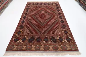 7 x 10 ft Fine Kabuli Silk Afghan Hand Knotted Area Bedroom living Room Rug - Picture 1 of 16