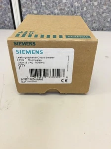 SIEMENS 3VF2217-0EC41-0AA0 CIRCUIT BREAKER 16A 2-POLE - Picture 1 of 4