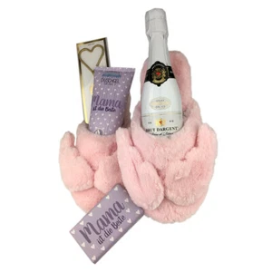Geschenk 'Kuscheligen Muttertag''/ Frauen / Hausschuhe /Mama / Geschenk / Sekt - Bild 1 von 4