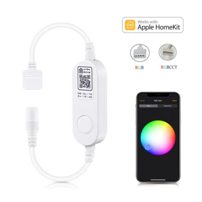 HomeKit Wlan Led Controller 5-24V RGB RGB+CCT Strip Steuerung SIRI Voice Control - Bild 1 von 4