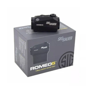 Sig Sauer Romeo5 SOR52001 Shake Awake Compact 2 MOA Red Dot Sight 1x20mm Black - Picture 1 of 10