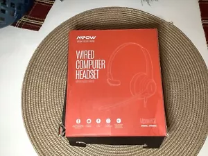 MPOW Headset Headphones Wired with Microphone for Call PC Computer Laptop Phone - Picture 1 of 2