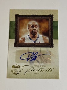 VINCE CARTER 2009-10 Panini Court Kings Portraits Auto Signature #39/49 RARE - Picture 1 of 7