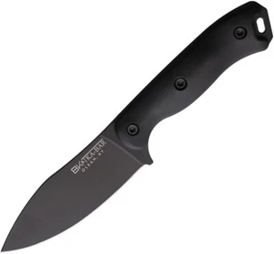 Becker Nessmuk Black Ultramid 1095 Cro-Van Fixed Blade Knife w/ Sheath R19BK - Picture 1 of 2