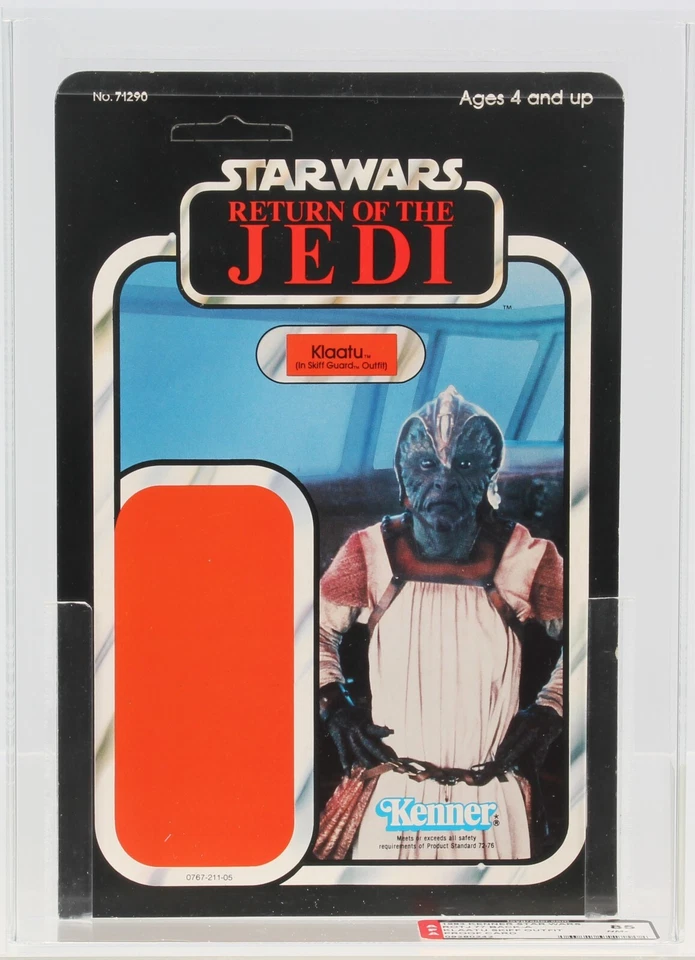 Vintage Star Wars Paploo Ewok PotF Figure w Collectors Coin Kenner Carded MOC