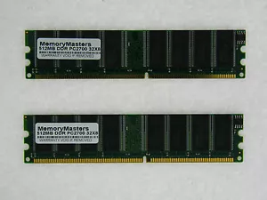 1GB (2X512MB) MEMORY FOR HP PRESARIO SR1020NL SR1023WM SR1028HK SR1030AN SR1504X - Picture 1 of 1