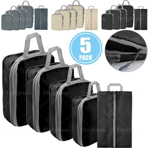 Koffer Organizer Kofferorganizer 5-teilig Packwürfel Packing Cubes Set für Reise - Bild 1 von 39