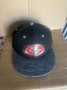 SAN FRANCISCO 49ers hat fitted Black cap - size 7 1/2 New Era 59Fifty - Picture 1 of 6