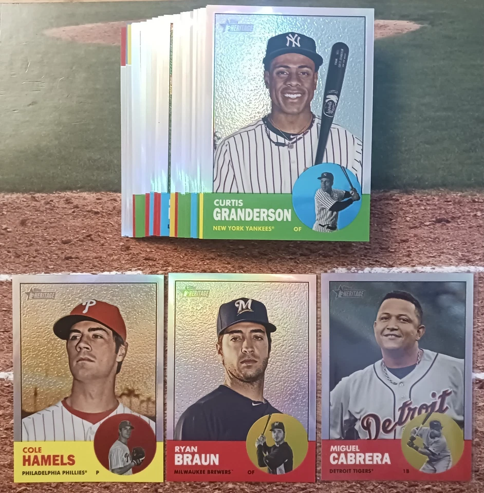 2012 Topps Heritage - Chrome Refractors /563 - Pick 1-100 NM-MT - Image 1 of 1