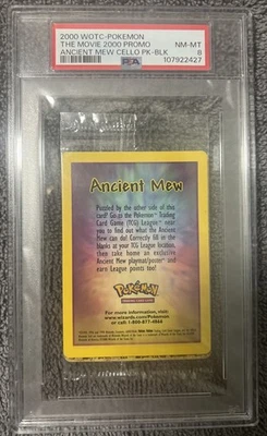 2000 WOTC Pokemon Ancient Mew - The Movie 2000 Promo - Sealed Pack - PSA 8 - Image 1 of 2