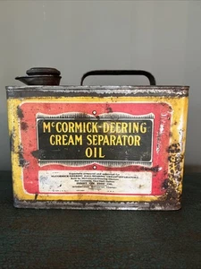 ANTIKE 1926 McCORMICK HIRSCH SAHNEABSCHEIDER ÖL 1/2 GALLONE DOSE - Bild 1 von 12