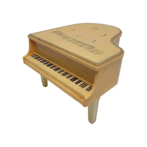 VTG (1977) George Good Corp Bakelite Grand Piano Jewelry Music Box 4" x 7" WORKS - Picture 1 of 8