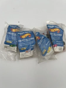 Mcdonalds Hot Wheels California Customs 4 Stück Neu in Verpackung Happy Meal Spielzeug - Bild 1 von 2