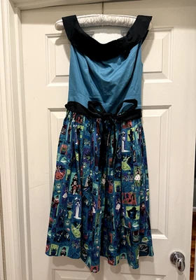 NUEVO CON ETIQUETAS Descatalogado Disney Tienda de Vestidos Mansión Embrujada Retro Vestido de Halloween L Grande Foto 1 de 4