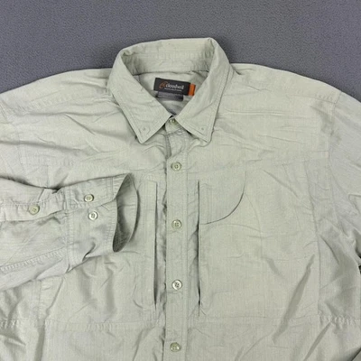 Cloudveil Shirt Mens Large Sage Green Long Sleeve Button Down Vented Fishing - Image 1 of 4