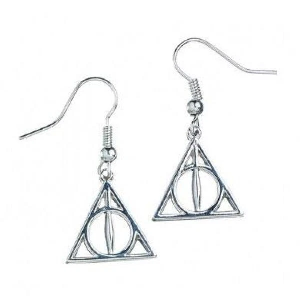 Harry Potter Ohrringe Deathly Hallows (versilbert) - Bild 1 von 3