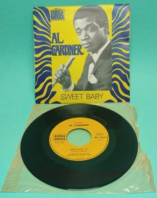 AL GARDNER - Sweet Baby - 1968 France  45 tours Disque Googa Mooga A- Languette  - Photo 1/4