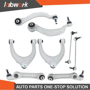 Labwork 8X Front Control Arm Sway Bar Link Assembly Suspension Kit For BMW 535i - Picture 1 of 11