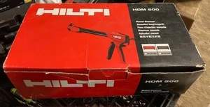 HILTI HDM 500 Manual Dispenser Gun W/ Cartridge Black Hit-CB 500 3495241 - Picture 1 of 2