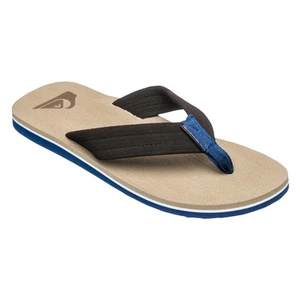 Quiksilver Mens Molokai Layback Beach Poolside Thongs Summer Flip Flop Sandals - Picture 1 of 26
