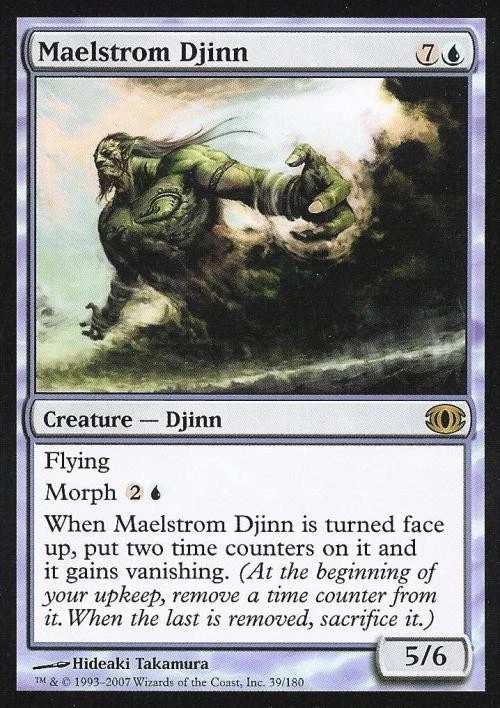 Maelstrom Djinn - Medium Play MTG Futuresight - Image 1 of 1