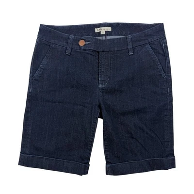 Cabi Women Shorts Size 6 Dark Wash Denim Lou Bermuda Style 891 Preppy Normcore - Image 1 of 4