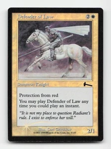 Defender of Law FOIL Urza's Legacy #5 Common - Picture 1 of 2