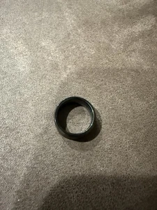The Ridge 8 mm abgeschrägtes Ring-Set - Größe 7 Royal Black - ein Wolfram - Bild 1 von 5
