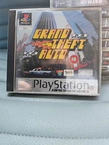 Grand Theft Auto Black Label for PS1 PlayStation 1 2-1997 Edition with Manual - Picture 1 of 1