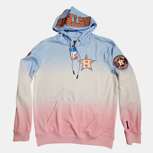 Houston Astros Pro Standard Pullover Hoodie L blau pink ombre MLB Baseball Neu mit Etikett - Bild 1 von 9
