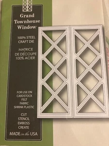 PoppyStamps Inc - Schneidstanzstücke - GRAND TOWNHOUSE FENSTER STIL 918 - Bild 1 von 2