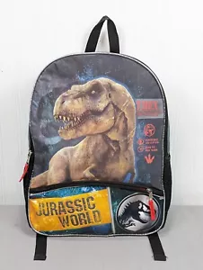 Jurassic World 17" T-Rex Dinosaur School Book Bag Backpack - Picture 1 of 11