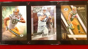 JORDY NELSON 3 CARD PLAQUE GREEN BAY PACKERS KANSAS STATE WILDCATS - Picture 1 of 1
