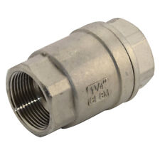 1-1/4" inch NPT Threaded Vertical one way Check Valve Stainless Steel SS316 oil