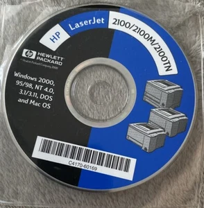 HP Laserjet 2100 2100m 2100TN Install Setup Driver Install CD Disc Windows 95/98 - Picture 1 of 1